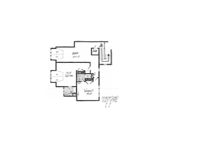 Craftsman House Plan 43252 with 6 Beds, 8 Baths, 2.5 Car Garage Second Level Plan