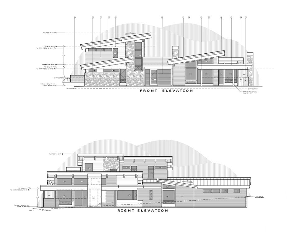 Contemporary, Modern Plan with 4006 Sq. Ft., 4 Bedrooms, 5 Bathrooms, 3 Car Garage Picture 40
