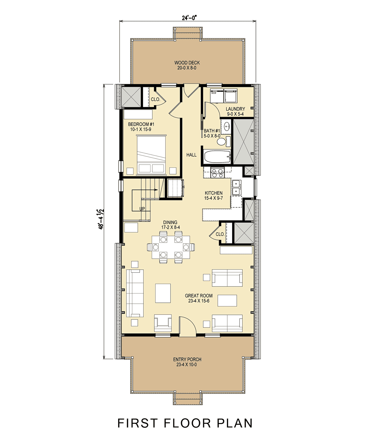 House Plan 43500 A Frame Style With 1372 Sq Ft 3 Bed 2 Bath