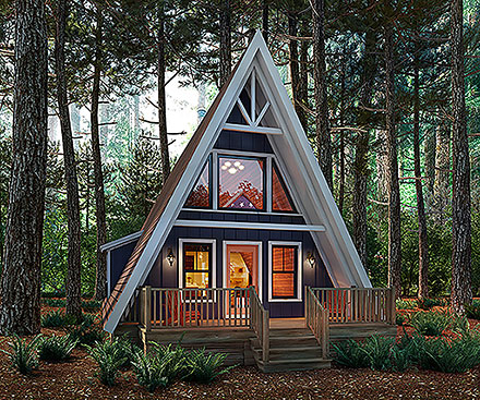 Plan Number 43500 - 1372 Square Feet