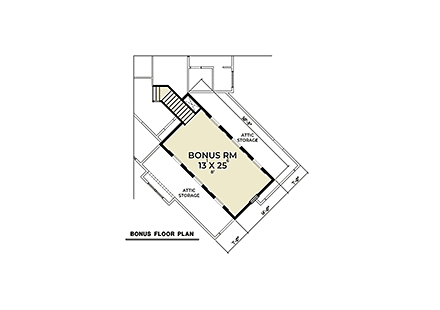Cape Cod, Colonial, Country, Craftsman, Southern, Traditional House Plan 43683 with 3 Beds, 3 Baths, 2 Car Garage Second Level Plan
