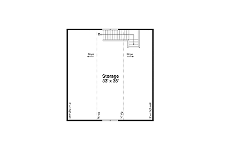 Southwest, Traditional 2 Car Garage Plan 43717 Second Level Plan