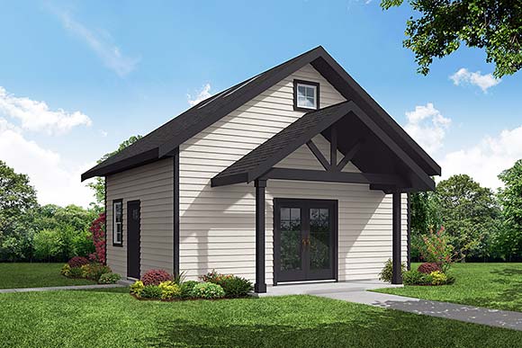 Cottage, Country, Craftsman, Farmhouse House Plan 43739 Elevation