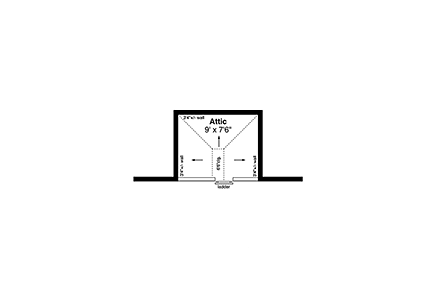 Cabin, Cottage, Country, Craftsman House Plan 43745 Second Level Plan