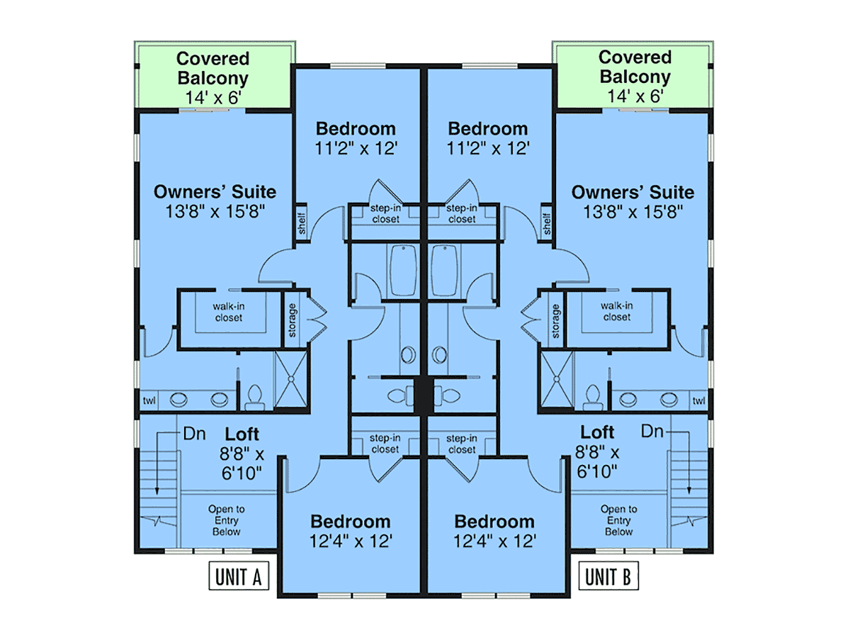 Contemporary Craftsman Prairie Style Traditional Level Two of Plan 43790