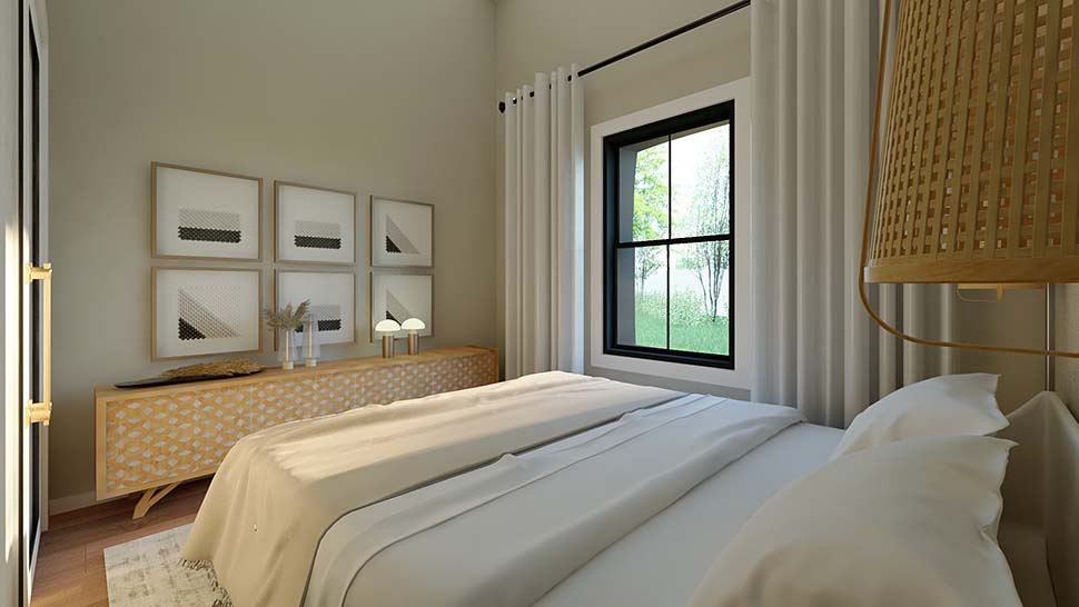 Barndominium, Country, Ranch Plan with 896 Sq. Ft., 2 Bedrooms, 1 Bathrooms, 2 Car Garage Picture 13