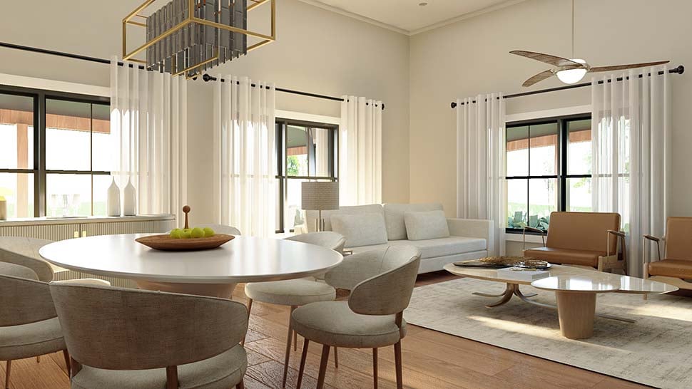 Barndominium, Country, Ranch Plan with 896 Sq. Ft., 2 Bedrooms, 1 Bathrooms, 2 Car Garage Picture 9