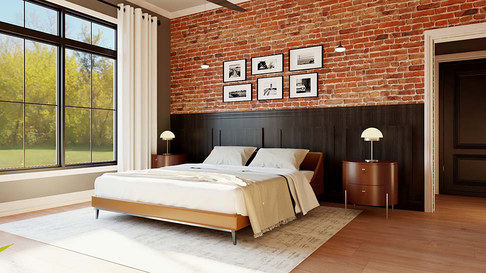 Barndominium, Country Plan with 6218 Sq. Ft., 5 Bedrooms, 4 Bathrooms, 5 Car Garage Picture 15