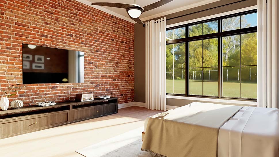 Barndominium, Country Plan with 6218 Sq. Ft., 5 Bedrooms, 4 Bathrooms, 5 Car Garage Picture 16