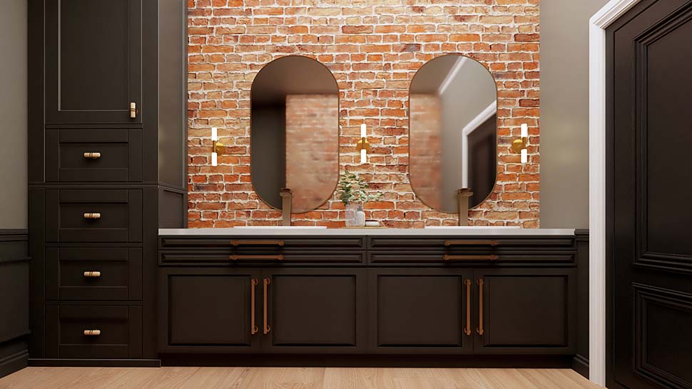 Barndominium, Country Plan with 6218 Sq. Ft., 5 Bedrooms, 4 Bathrooms, 5 Car Garage Picture 17