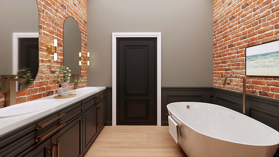 Barndominium, Country Plan with 6218 Sq. Ft., 5 Bedrooms, 4 Bathrooms, 5 Car Garage Picture 18