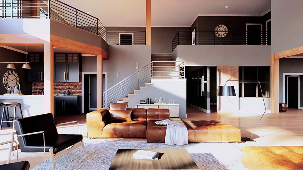 Barndominium, Country Plan with 6218 Sq. Ft., 5 Bedrooms, 4 Bathrooms, 5 Car Garage Picture 10