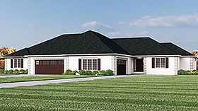 Plan Number 43984 - 3192 Square Feet