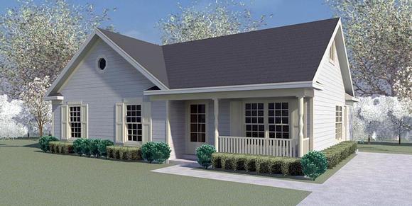 Country House Plan 44927 with 3 Beds, 2 Baths Elevation