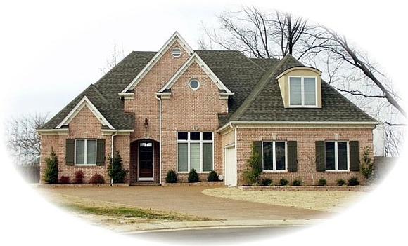 House Plan 46780 with 3 Beds, 3 Baths, 2 Car Garage Elevation