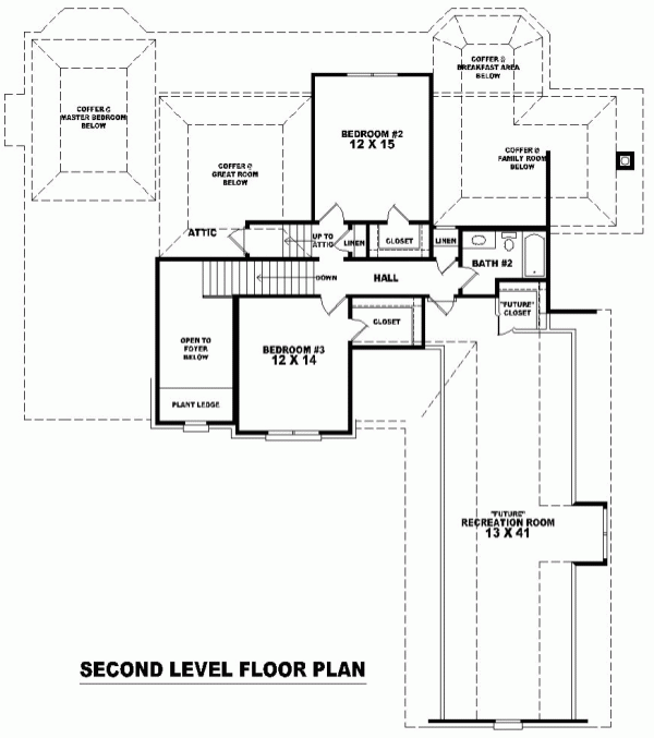 House Plan 46829 - with 2803 Sq Ft, 3 Bed, 2 Bath, 1 Half Bath ...