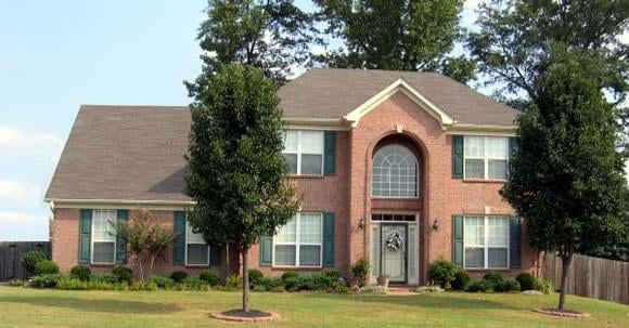 House Plan 46952 with 4 Beds, 3 Baths, 2 Car Garage Elevation