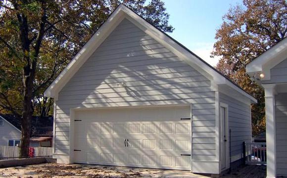 Traditional 2 Car Garage Plan 47075 Elevation