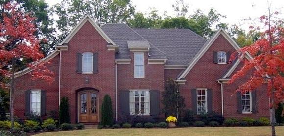 House Plan 47242 with 4 Beds, 4 Baths, 3 Car Garage Elevation