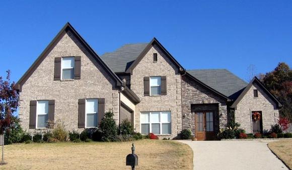 House Plan 47256 with 3 Beds, 4 Baths, 2 Car Garage Elevation