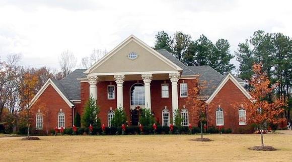 House Plan 47357 with 5 Beds, 4 Baths, 3 Car Garage Elevation