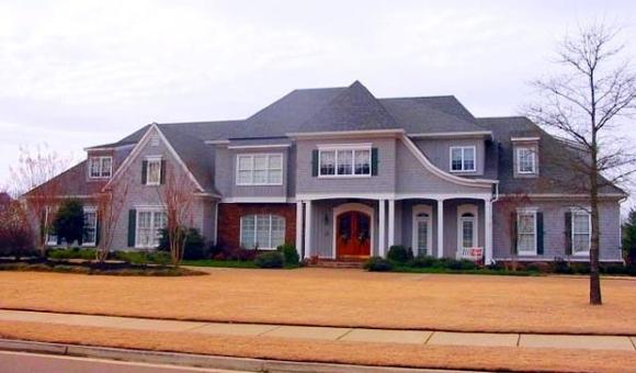 House Plan 47364 with 5 Beds, 4 Baths, 4 Car Garage Elevation