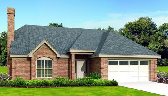 House Plan 47387 - Country Style with 1805 Sq Ft, 3 Bed, 2 Bath,