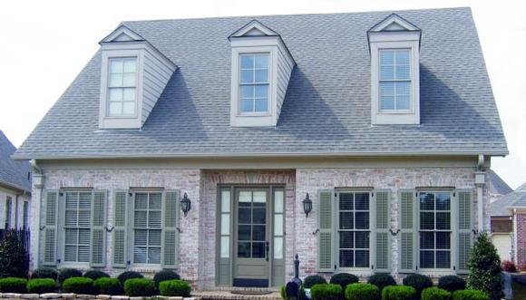 Colonial, Narrow Lot House Plan 47454 with 4 Beds, 4 Baths, 2 Car Garage Elevation