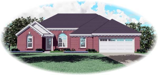 House Plan 47952 - Traditional Style with 1964 Sq Ft, 3 Bed, 2 Ba ...