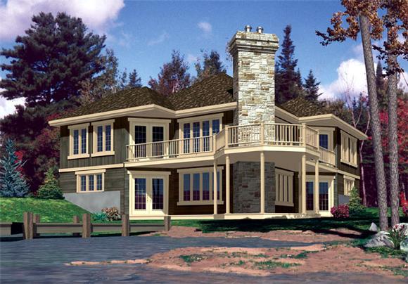 Country House Plan 48234 with 3 Beds, 2 Baths Elevation