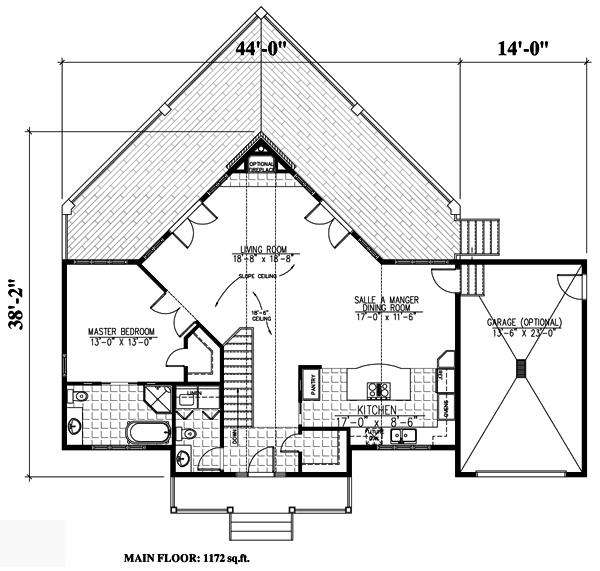 House Plan 48243 - Country Style with 2344 Sq Ft, 3 Bed, 2 Bath ...