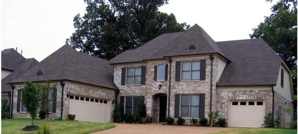 European House Plan 48304 with 5 Beds, 4 Baths, 3 Car Garage Elevation