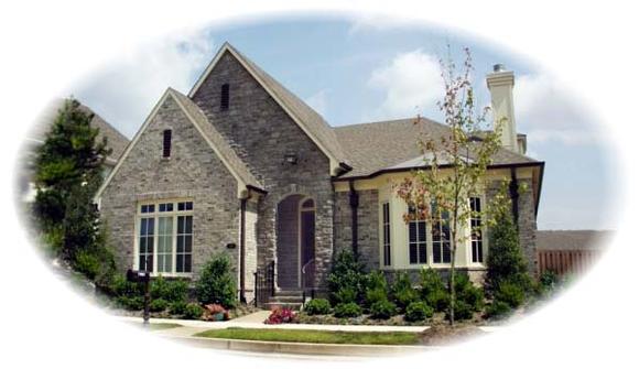 European, Traditional House Plan 48536 with 3 Beds, 3 Baths, 2 Car Garage Elevation