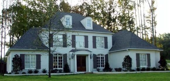European, Traditional House Plan 48599 with 5 Beds, 5 Baths, 3 Car Garage Elevation