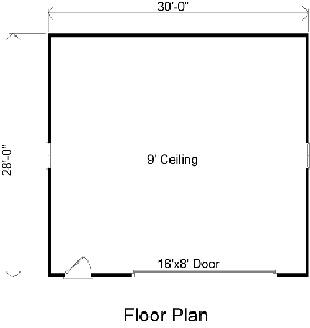 Contemporary 2 Car Garage Plan 49041 First Level Plan