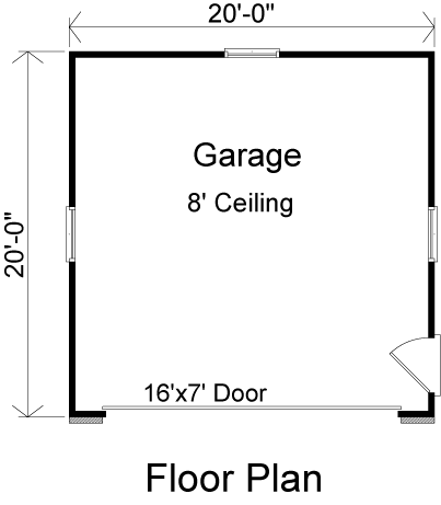 Traditional 2 Car Garage Plan 49052 First Level Plan