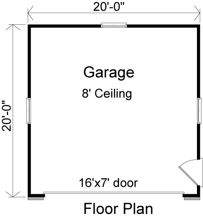 Traditional 2 Car Garage Plan 49053 First Level Plan