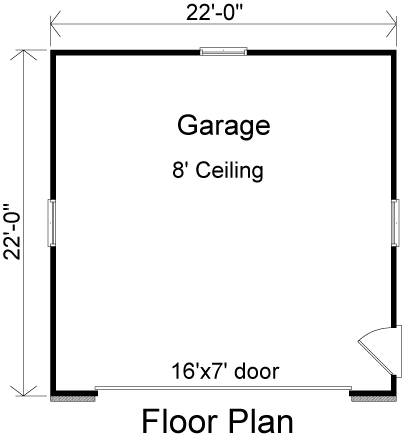 Traditional 2 Car Garage Plan 49054 First Level Plan