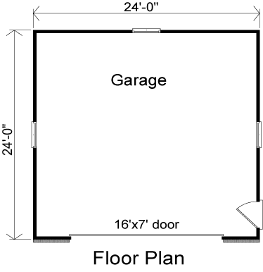 Traditional 2 Car Garage Plan 49057 First Level Plan