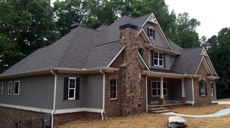 Craftsman, French Country, Traditional Plan with 3290 Sq. Ft., 4 Bedrooms, 4 Bathrooms, 3 Car Garage Picture 30