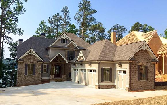 Country, Craftsman, Southern, Traditional House Plan 50270 with 4 Beds, 4 Baths, 3 Car Garage Elevation