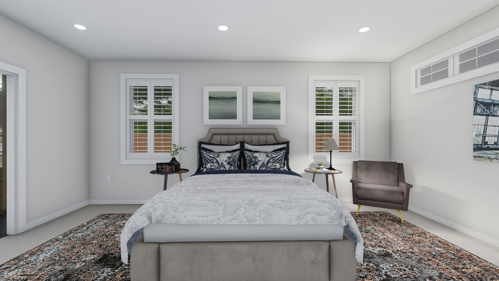 Plan with 3859 Sq. Ft., 5 Bedrooms, 4 Bathrooms, 3 Car Garage Picture 18