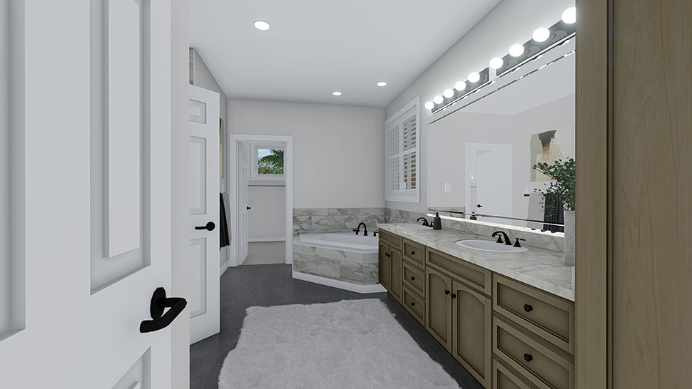 Plan with 3859 Sq. Ft., 5 Bedrooms, 4 Bathrooms, 3 Car Garage Picture 20