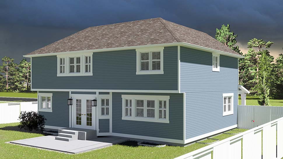 Plan with 2900 Sq. Ft., 4 Bedrooms, 4 Bathrooms, 2 Car Garage Picture 4