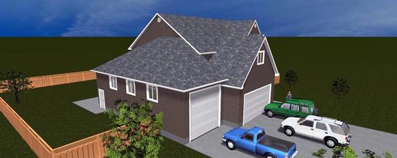 House Plan 50422 with 6 Beds, 5 Baths, 4 Car Garage Elevation
