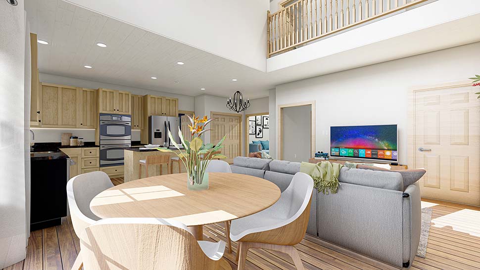 Plan with 4148 Sq. Ft., 5 Bedrooms, 4 Bathrooms, 3 Car Garage Picture 12