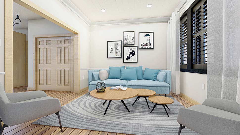 Plan with 4148 Sq. Ft., 5 Bedrooms, 4 Bathrooms, 3 Car Garage Picture 15