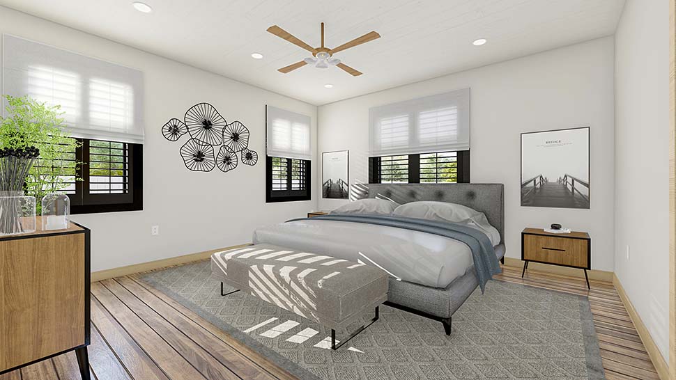 Plan with 4148 Sq. Ft., 5 Bedrooms, 4 Bathrooms, 3 Car Garage Picture 19