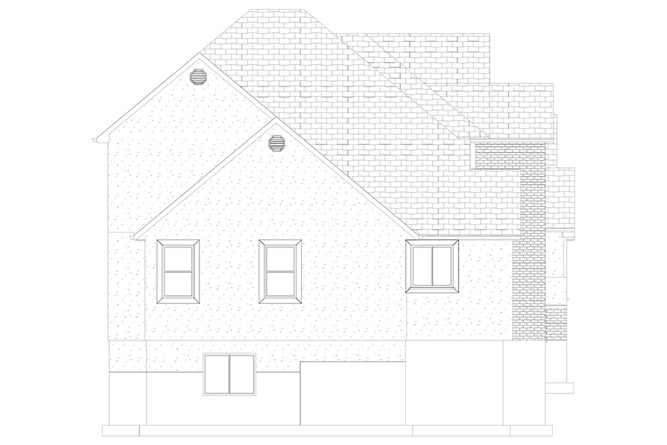 Plan with 4148 Sq. Ft., 5 Bedrooms, 4 Bathrooms, 3 Car Garage Picture 25