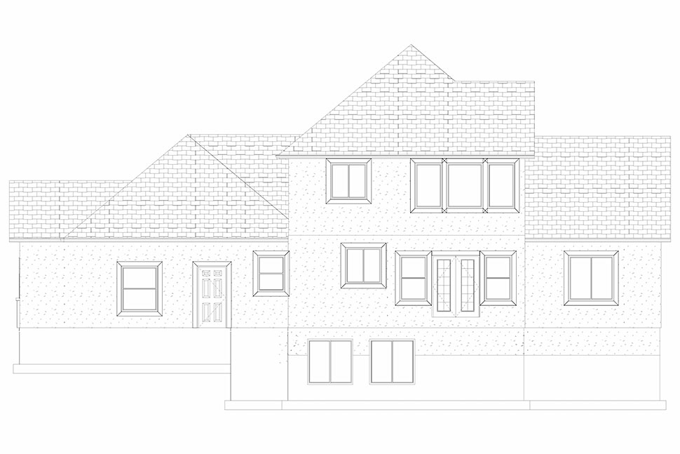 Plan with 4148 Sq. Ft., 5 Bedrooms, 4 Bathrooms, 3 Car Garage Picture 26